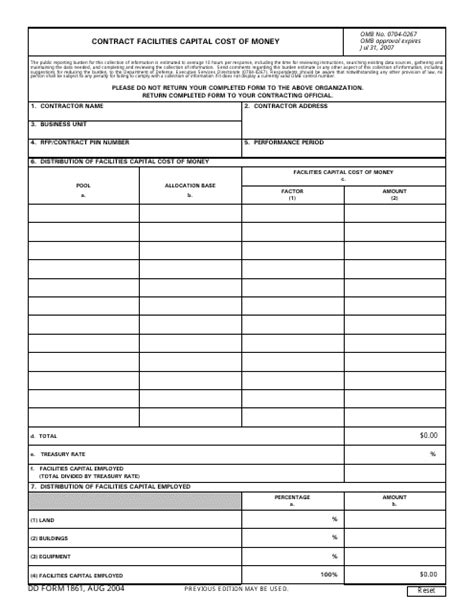 Dd Form 1861: Understanding The Substitute W-9 Tax Form