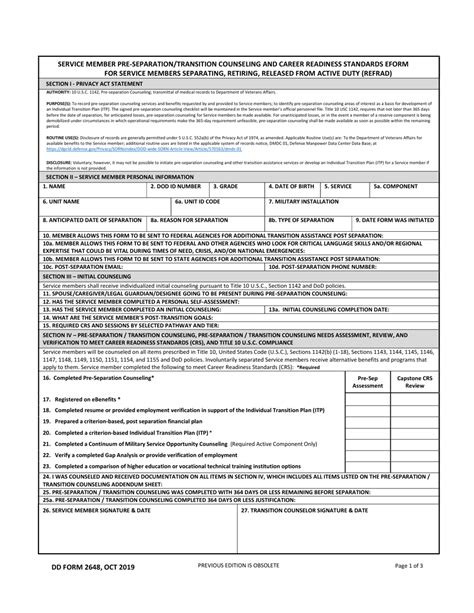 Dd Form 2648: Understanding The Claim For Issue Of