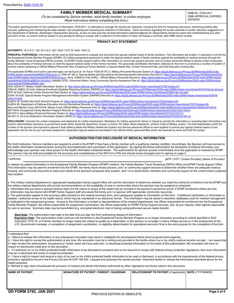 Dd Form 2792-1 Fillable Template Download Guide