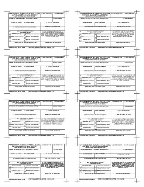 Dd Form 285: Understanding The Ocr Pharmacy Data Sheet