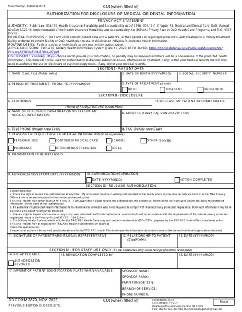 Dd Form 2870 Fillable: Easy Download And Instructions