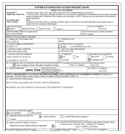 Dd Form 2875 Fillable: A Step-By-Step Guide