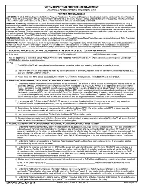 Dd Form 2910: What You Need To Know