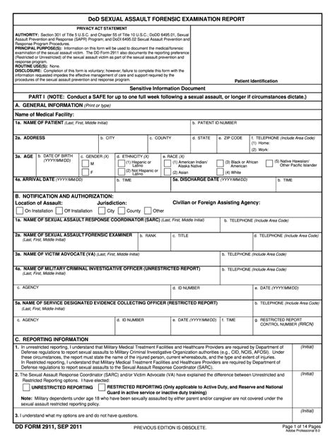 Dd Form 2911: 5 Things You Need To Know