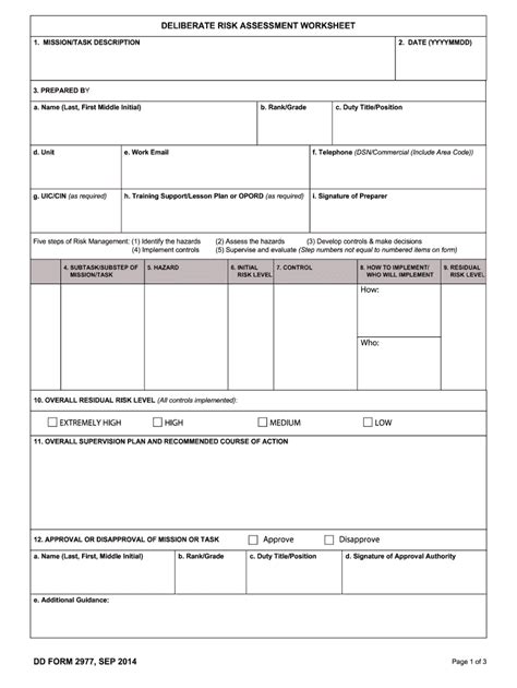 Dd Form 2977 Fillable Army Pubs Made Easy