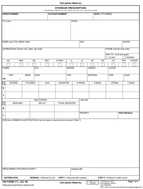 Dd Form 771: 5 Essential Facts You Need To Know