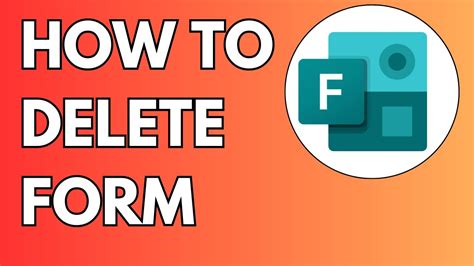 Delete A Microsoft Form In Easy Steps