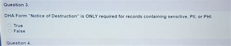 Dha Form Notice Of Destruction Requirements Explained