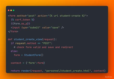 Django Forms: Understanding Asp Method Usage