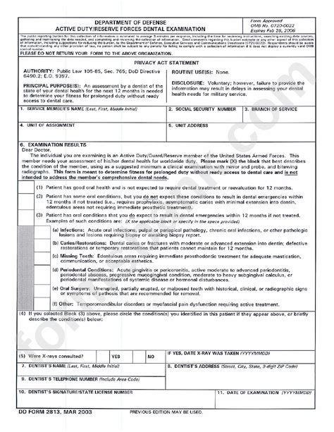 Dod Form 2813: A Comprehensive Guide For Military Personnel