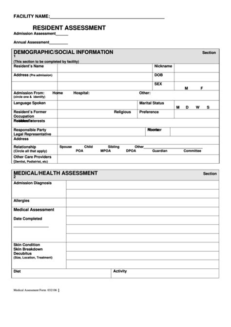 Doe Medical Form: A Comprehensive Guide And Download