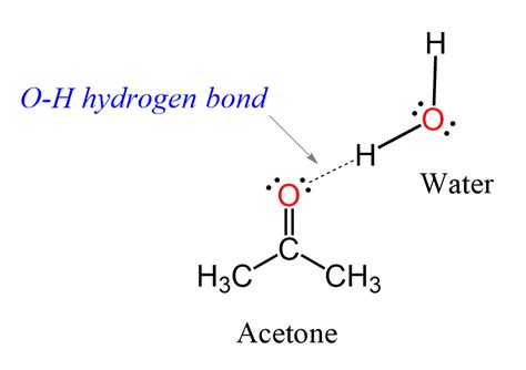 Does Acetone Form Hydrogen Bonds With Other Molecules