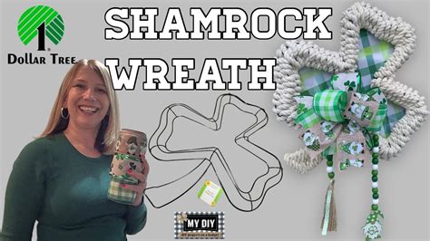 Dollar Tree Shamrock Wreath Form Diy Ideas