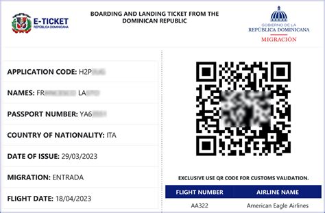 Dominican Republic Eticket Form: Easy Travel Guide