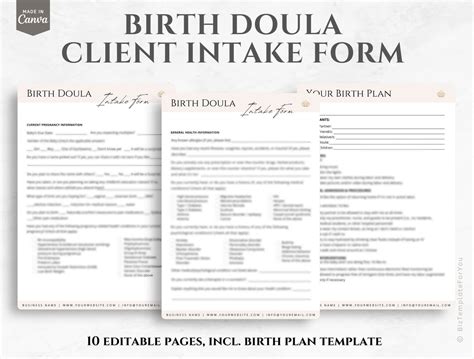 Doula Intake Form Template: Streamline Your Client Onboarding