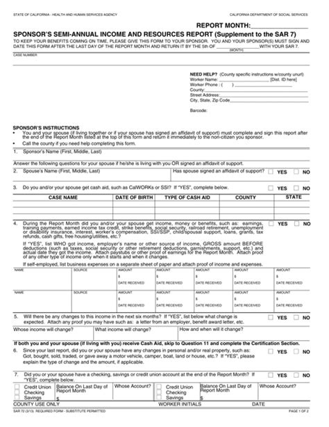 Download Sar 7 Form Easily Online