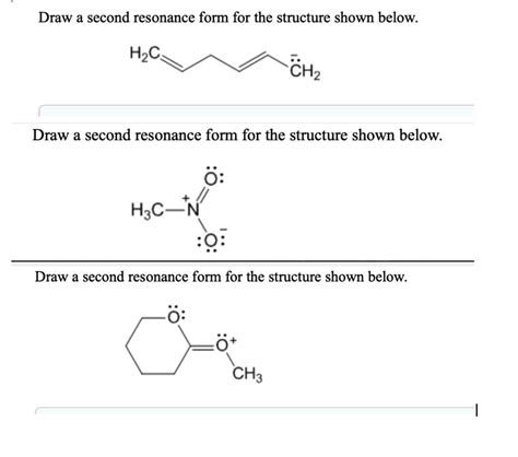 Draw A Second Resonance Form In 2 Easy Steps