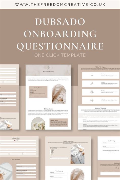 Dubsado Form Templates For Efficient Client Onboarding