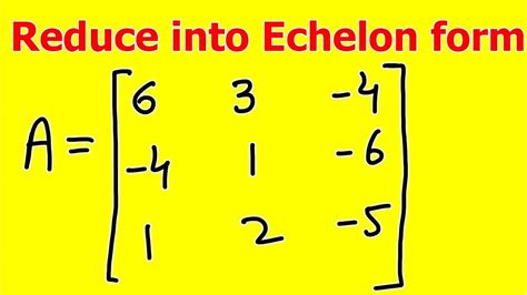 Echelon Form Calculator: Easy Matrix Reduction Online