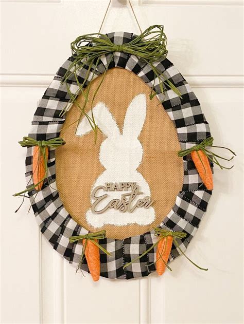 Egg Shaped Wreath Form Ideas For Spring Decor