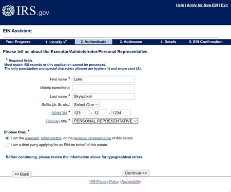 Ein Confirmation Form: A Step-By-Step Guide