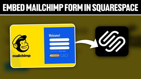 Embed Mailchimp Form In Squarespace Easily