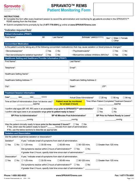 Enroll In Spravato With Me Program: Easy Enrollment Form