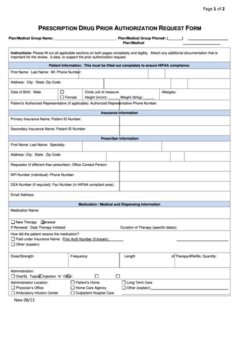 Epiphany Rx Prior Authorization Form: A Step-By-Step Guide