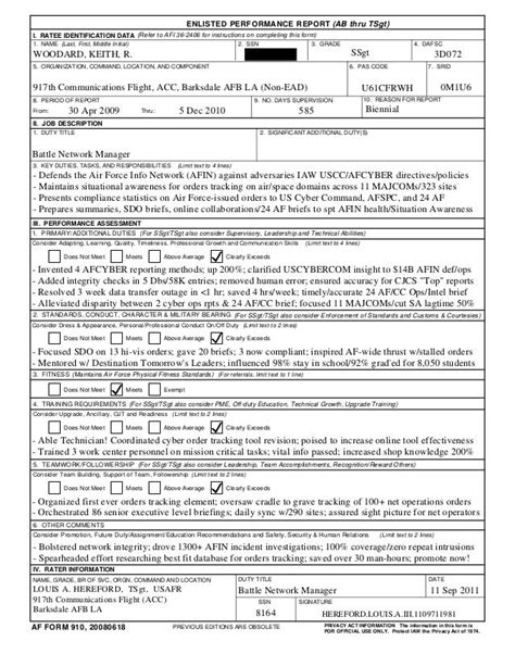 Epr Air Force Form: A Comprehensive Guide