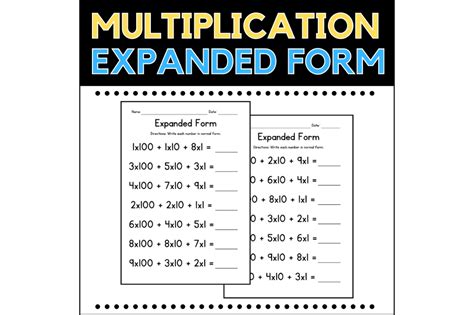 Expanded Form In Multiplication Made Easy