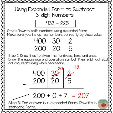 Expanded Form Subtraction Made Easy For Kids