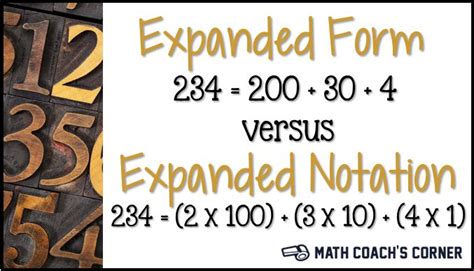 Expanded Form Vs Expanded Notation: Whats The Difference