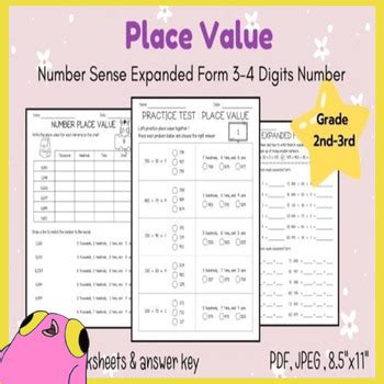 Expanded Form Worksheets For Math Mastery