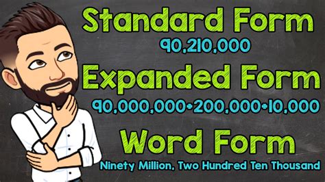 Expanded Form: Standard To Word Form Conversion Made Easy