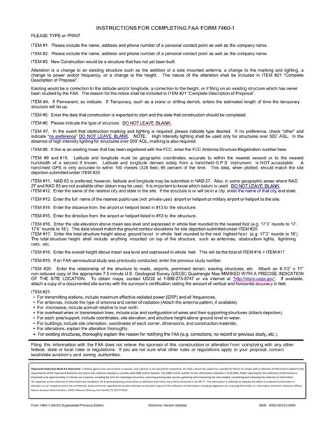 Faa Form 7460: A Guide To Notice Of Proposed Construction