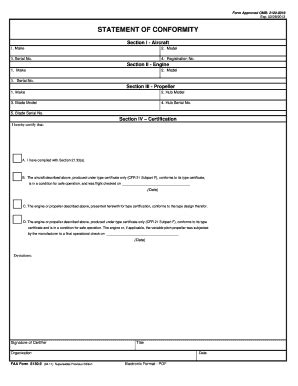 Faa Form 8130-9: Export Airworthiness Approval Guide