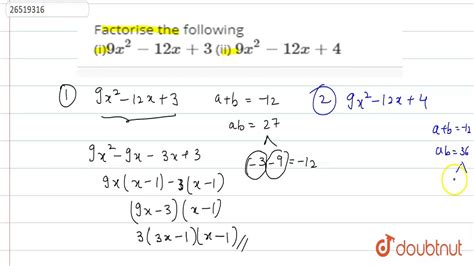 Factoring 12x4 39x3 9x2: Step-By-Step Solution