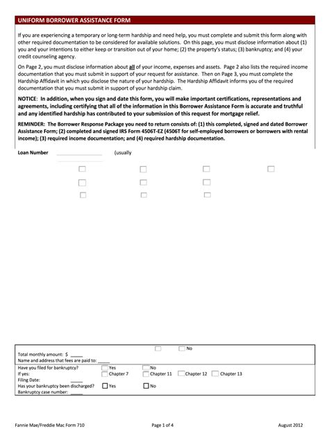 Fannie Mae Freddie Mac Form 710 Explained