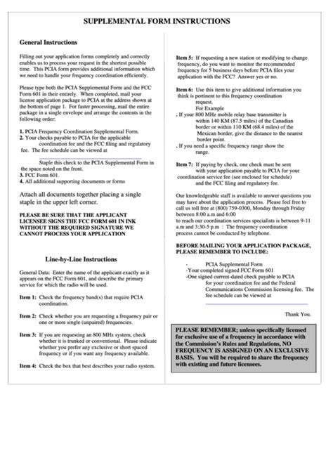 Fcc Form 601: A Step-By-Step Filing Guide