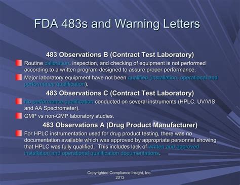 Fda Form 483 Database: Insights And Observations Revealed