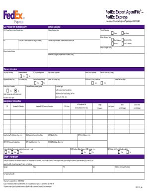 Fedex Eei Form: Simplifying International Shipping Compliance