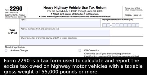 File Form 2290 Asap: Heavy Vehicle Tax Deadline