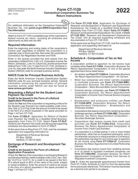 File Form Ct 1120: A Guide For Connecticut Businesses