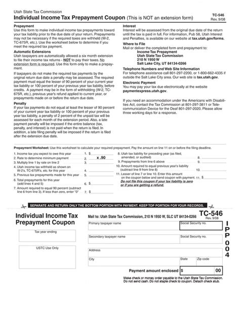 File Utah Tax Extension Form Tc-546 In 5 Easy Steps