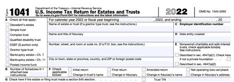 Filing Schedule D On Form 1041: A Step-By-Step Guide