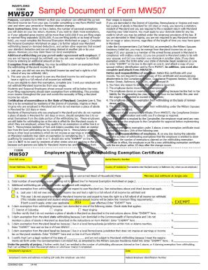 Filing The Maryland Mw507 Form: A Step-By-Step Guide