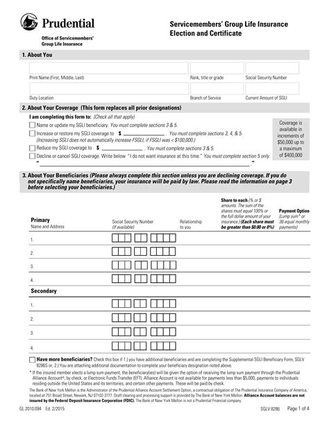 Fill Out Sglv Form 8286: Claiming A Loss Limitation