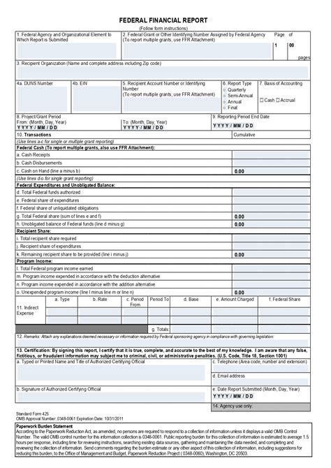 Fillable Sf 425 Form: A Step-By-Step Guide