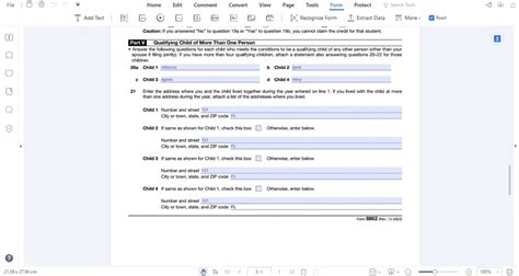 Filling Out Form 8862 Made Easy