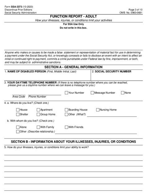 Filling Out Ssa Form 3373 Made Easy